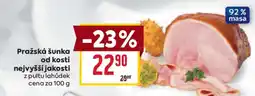 Billa Pražská šunka od kosti nejvyšší jakosti nabídka