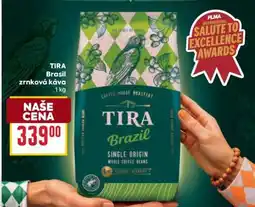 Billa TIRA Brasil zrnková káva 1 kg nabídka