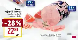 Billa Šunka nejvyšší jakosti nabídka