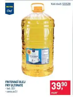Makro FRITOVACÍ OLEJ FRY ULTIMATE nabídka