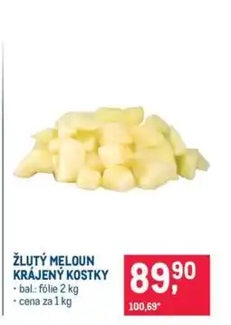 Makro ŽLUTÝ MELOUN KRÁJENÝ KOSTKY nabídka