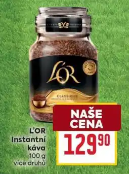 Billa L'OR Instantní káva nabídka