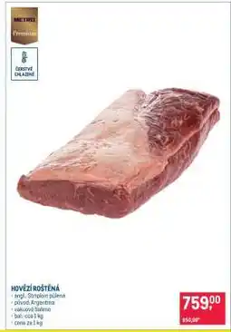Makro Hovězí roštěná nabídka