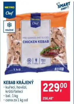 Makro KEBAB KRÁJENÝ nabídka