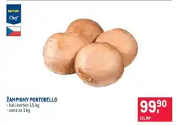 Makro Žampiony Portobello nabídka