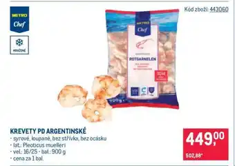Makro KREVETY PD ARGENTINSKÉ nabídka