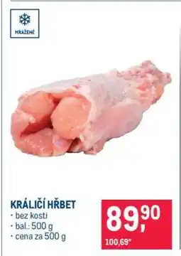 Makro Králičí hřbet nabídka