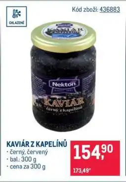Makro Kaviár z kapelínů nabídka