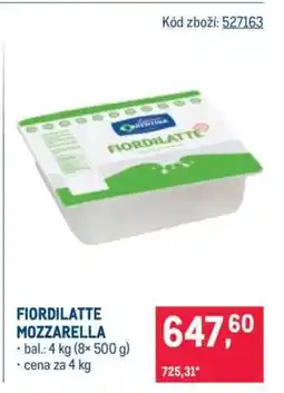 Makro FIORDILATTE MOZZARELLA nabídka