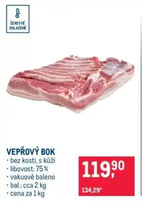 Makro Vepřový bok nabídka