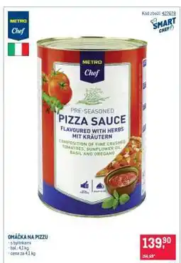 Makro PIZZA SAUCE nabídka