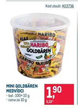 Makro MINI GOLDBÄREN MEDVÍDCI nabídka