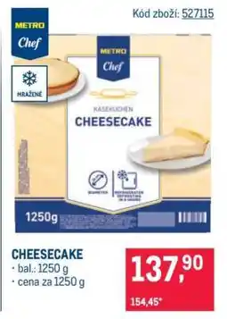 Makro Cheesecake nabídka