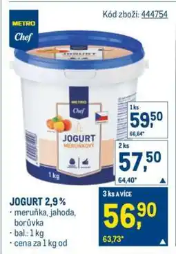 Makro JOGURT MERUŇKOVÝ nabídka