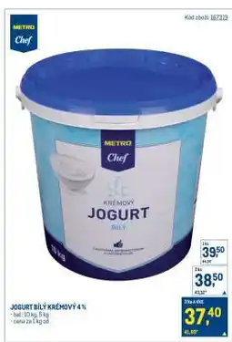Makro JOGURT BÍLÝ KRÉMOVÝ 4 % nabídka