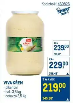 Makro VIVA Křen nabídka