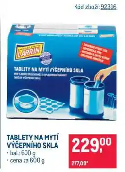 Makro TABLETY NA MYTÍ VÝČEPNÍHO SKLA nabídka