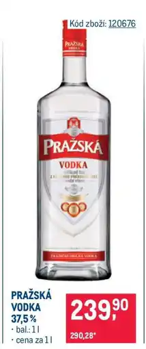 Makro Pražská Vodka nabídka