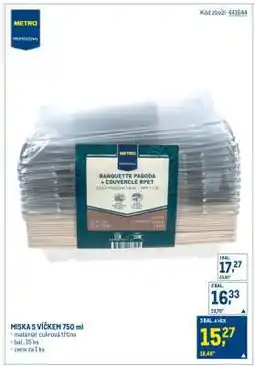 Makro MISKA S VÍČKEM 750 ml nabídka