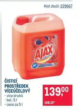 Makro Čisticí prostředek víceúčelový nabídka