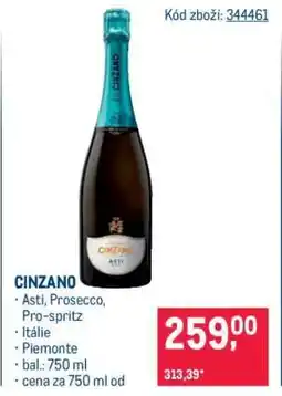 Makro Cinzano nabídka
