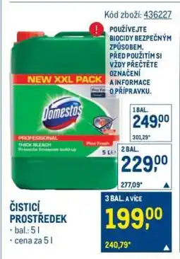 Makro Čisticí prostředek nabídka