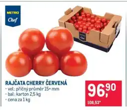 Makro Rajčata cherry červená nabídka