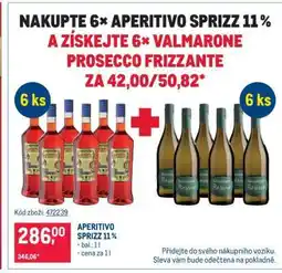 Makro APERITIVO SPRIZZ 11 % nabídka