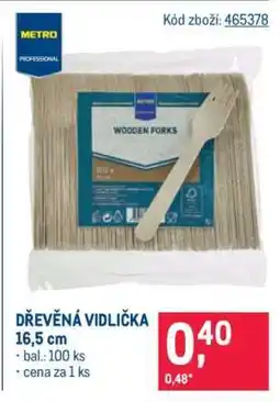 Makro DŘEVĚNÁ VIDLIČKA nabídka