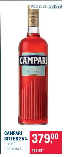 Makro Campari Bitter 25 % nabídka