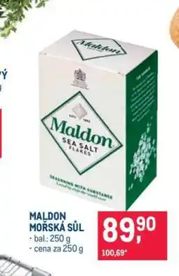 Makro Maldon mořská sůl nabídka