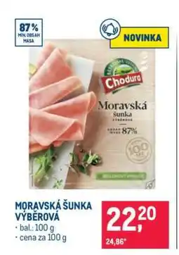 Makro Moravská Šunka výběrová nabídka