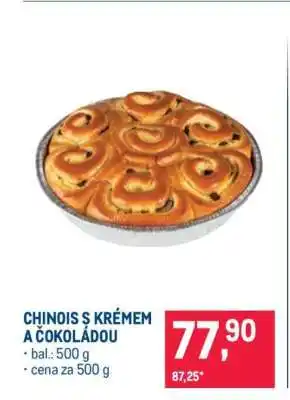 Makro Chinois s krémem a čokoládou nabídka