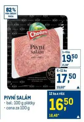 Makro Pivní salám nabídka