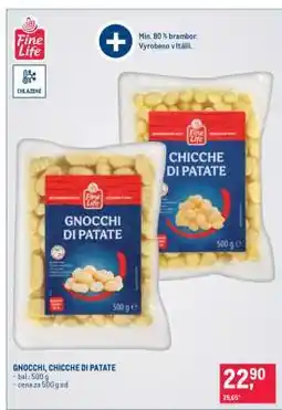 Makro GNOCCHI, CHICCHE DI PATATE nabídka