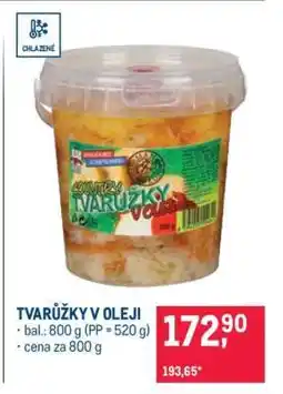 Makro Tvarůžky v oleji nabídka