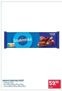 Makro Orion Studentská pečeť nabídka