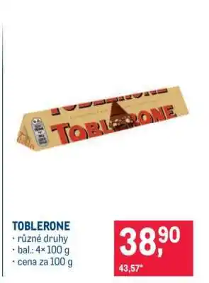 Makro Toblerone nabídka