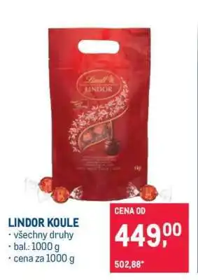 Makro Lindor koule nabídka