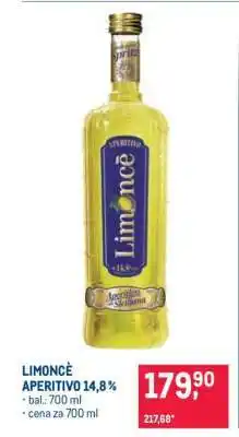 Makro LIMONCÈ APERITIVO 14,8% nabídka