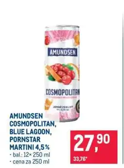 Makro AMUNDSEN COSMOPOLITAN, BLUE LAGOON, PORNSTAR MARTINI 4,5 % nabídka