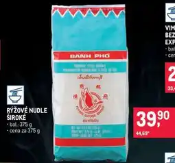 Makro Rýžové nudle široké nabídka