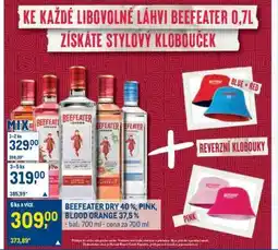 Makro BEEFEATER DRY 40 %, PINK, BLOOD ORANGE 37,5 % nabídka
