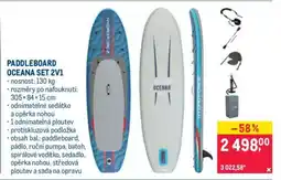 Makro PADDLEBOARD OCEANA SET 2V1 nabídka