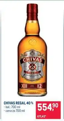 Makro Chivas Regal 40 % nabídka