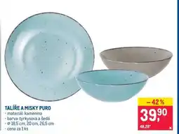 Makro Talíře a misky Puro nabídka