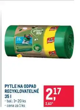 Makro PYTLE NA ODPAD RECYKLOVATELNÉ 35 l nabídka
