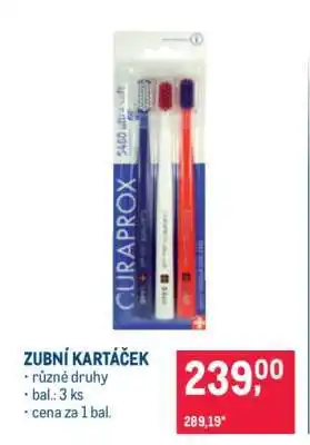 Makro Zubní kartáček nabídka