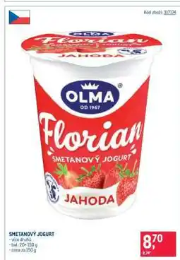 Makro Smetanový jogurt nabídka