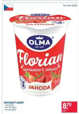 Makro Smetanový jogurt nabídka